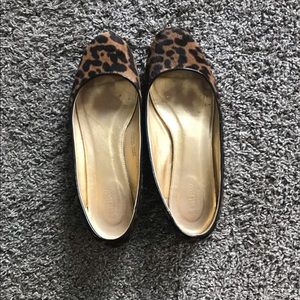 J. Crew leopard print flats